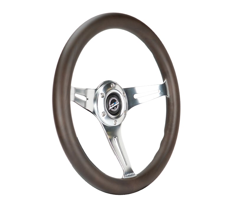 NRG 350Mm 1.5" Deep Dish Wood Grain Steering Wheel