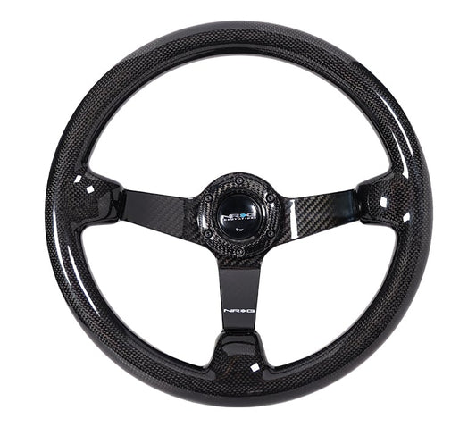NRG Carbon Fiber Steering Wheel 350Mm Deep Dish