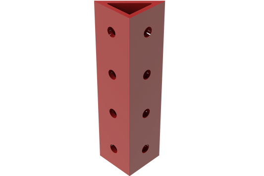 Trak Racer TR8020 Spare Corner Bracket - 160 x 40mm - Red