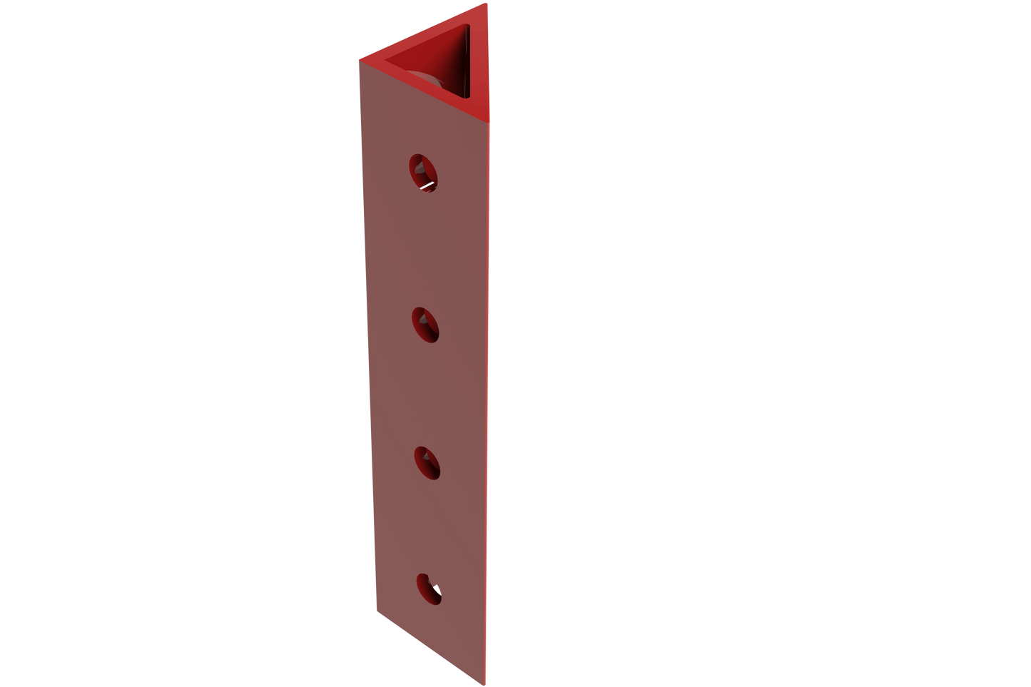 Trak Racer TR8020 Spare Corner Bracket - 160 x 40mm - Red