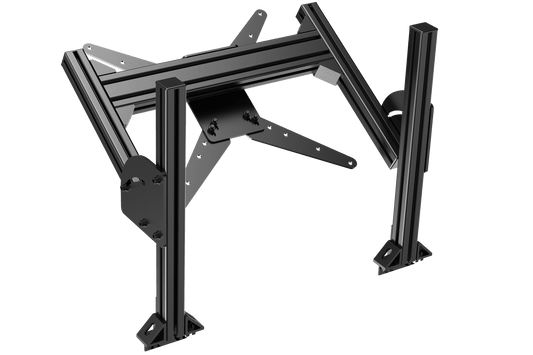 Trak Racer Aluminium Quad Monitor Stand Add-On with VESA Mount