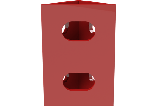 Trak Racer TR8020 Spare Corner Bracket - 80 x 40mm - Red
