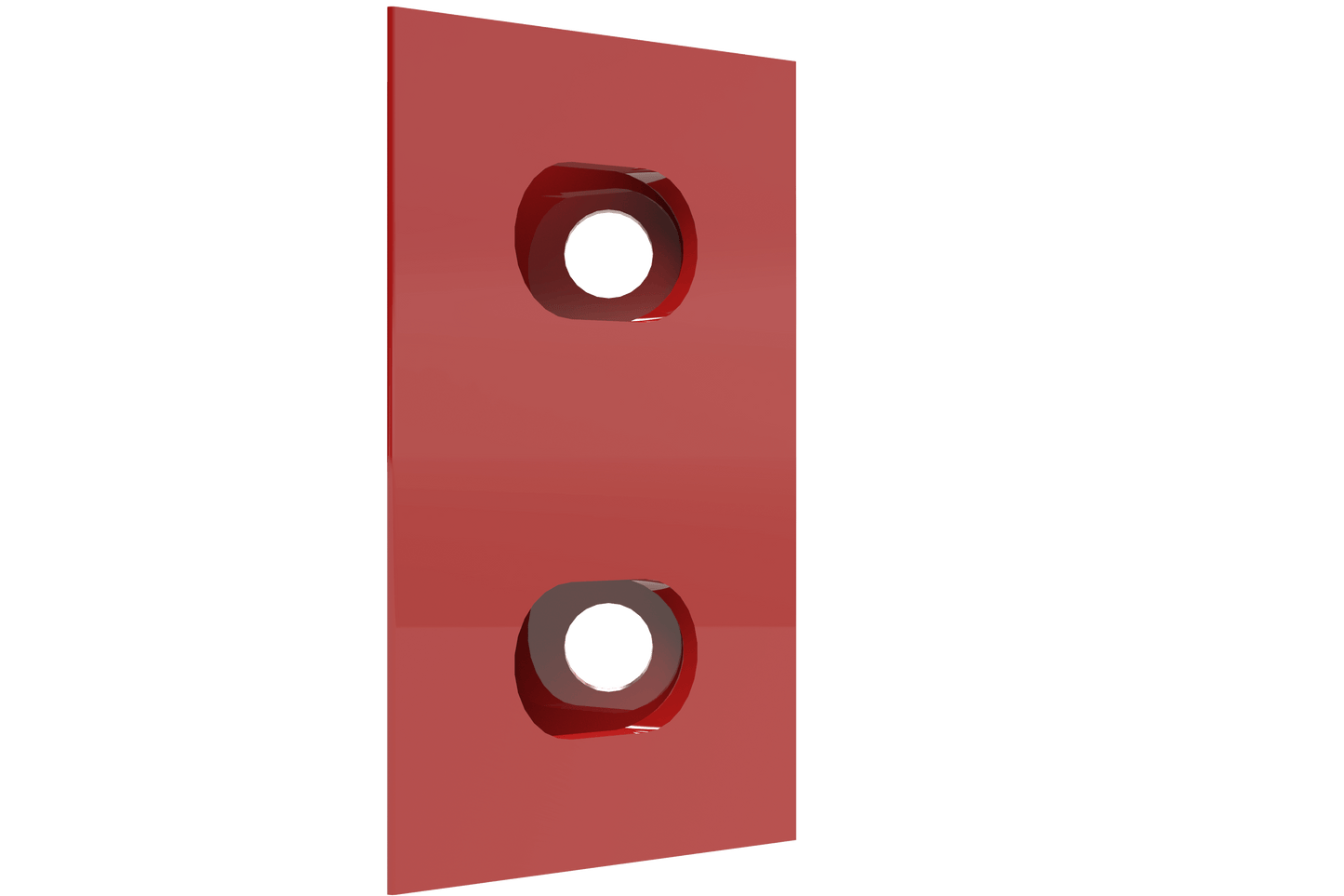 Trak Racer TR8020 Spare Corner Bracket - 80 x 40mm - Red