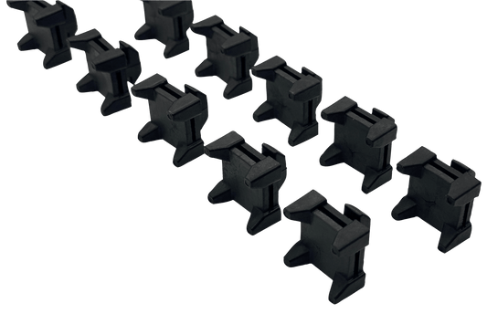 Trak Racer Set of 10 Cable Management Clips with 10 Cable Ties