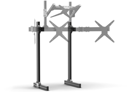 Trak Racer Legs for Floor monitor stand for TR8020 Monitor Stand – Black