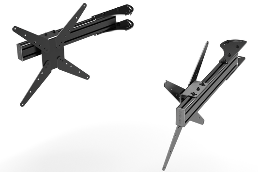 Trak Racer Aluminium Add-on Arms for Triple Monitor Stand with VESA Mounts
