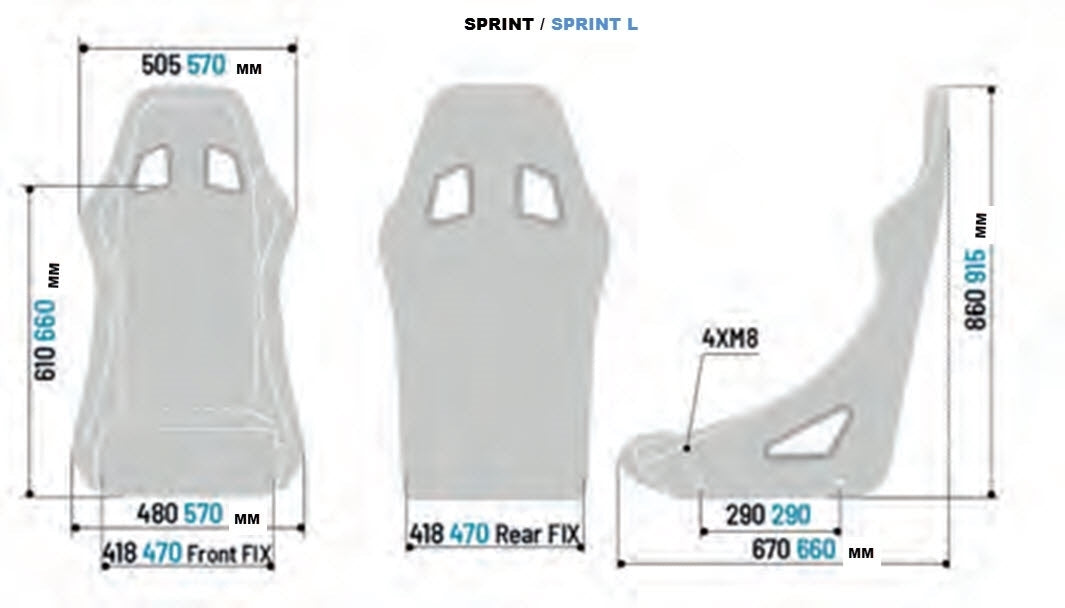 Sparco Sprint Competition Seat