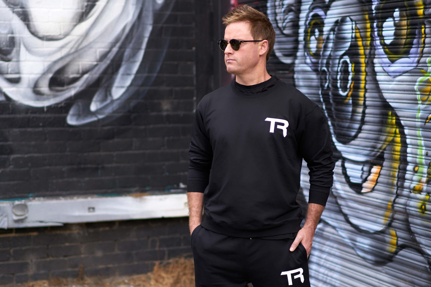 Trak Racer TR Monogrammed Cotton Sweatshirt