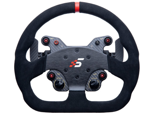 Simagic GT1 Alcantara Steering Wheel with Shifter Paddles - Quick Release Included