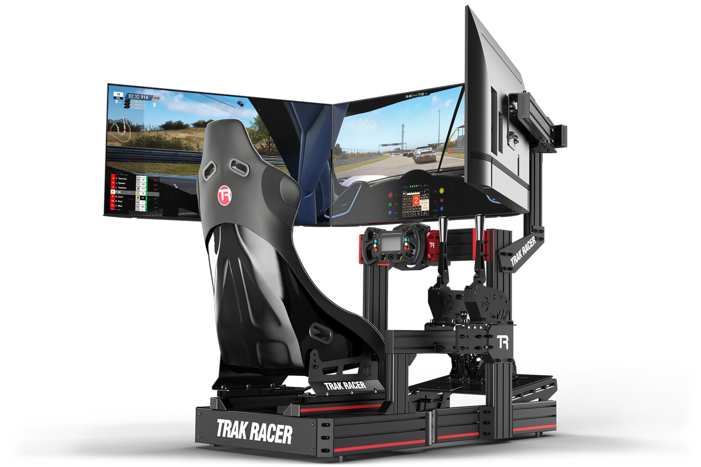 Trak Racer Cockpit-Mounted Triple Monitor Mount - 22" to 32" Displays