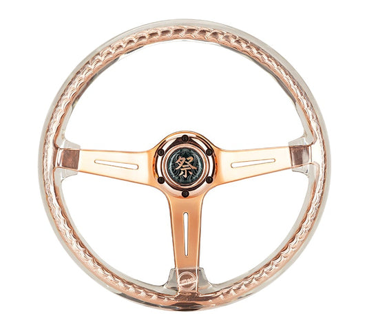 NRG Matsuri Acrylic Steering Wheel Rose Gold