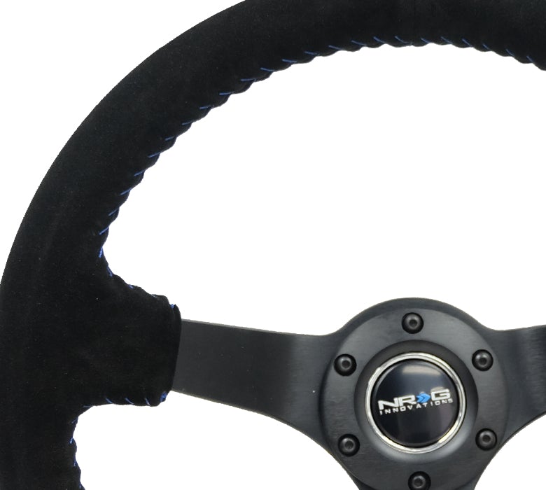 NRG 350Mm Deep Dish Steering Wheel Suede