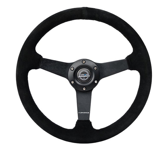 NRG 350Mm Flat Steering Wheel Suede