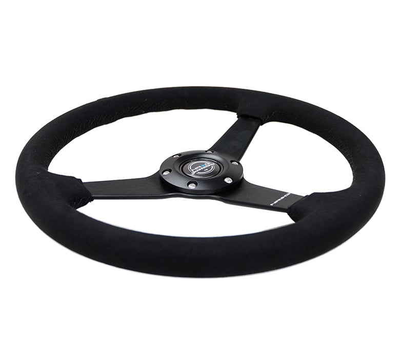 NRG 350Mm Flat Steering Wheel Alcantara
