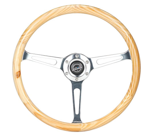 NRG Classic Light Woodgrain Steering Wheel