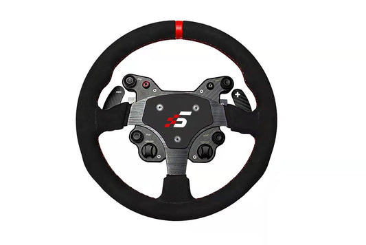 Simagic GT1 Alcantara Steering Wheel with Shifter Paddles - Quick Release Included