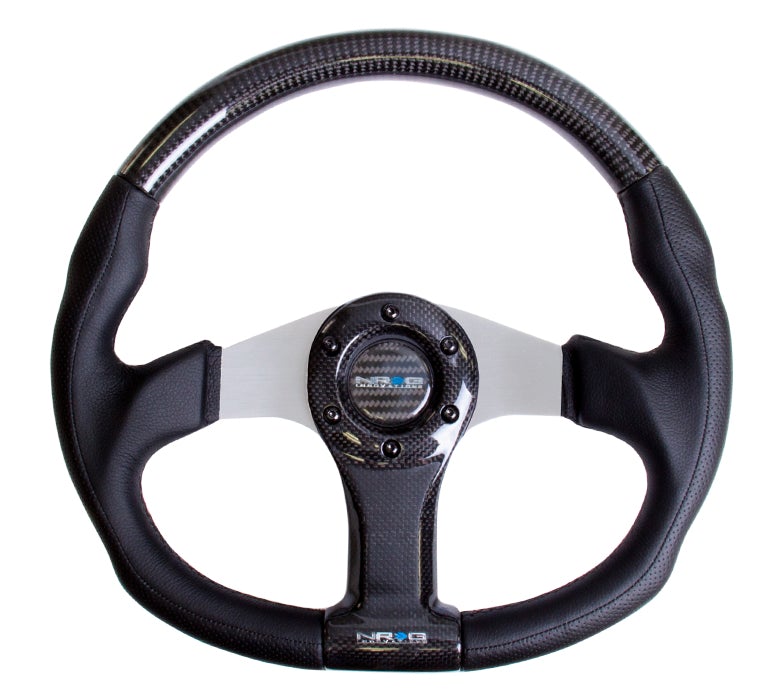 NRG Carbon Fiber Steering Wheel Oval Shape