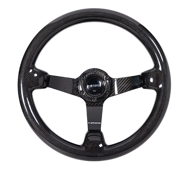 NRG Carbon Fiber Steering Wheel 350Mm Deep Dish