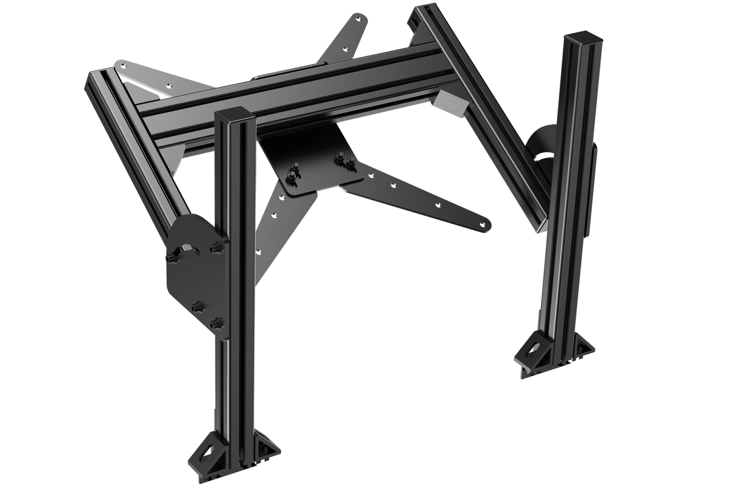 Trak Racer Aluminium Quad Monitor Stand Add-On with VESA Mount