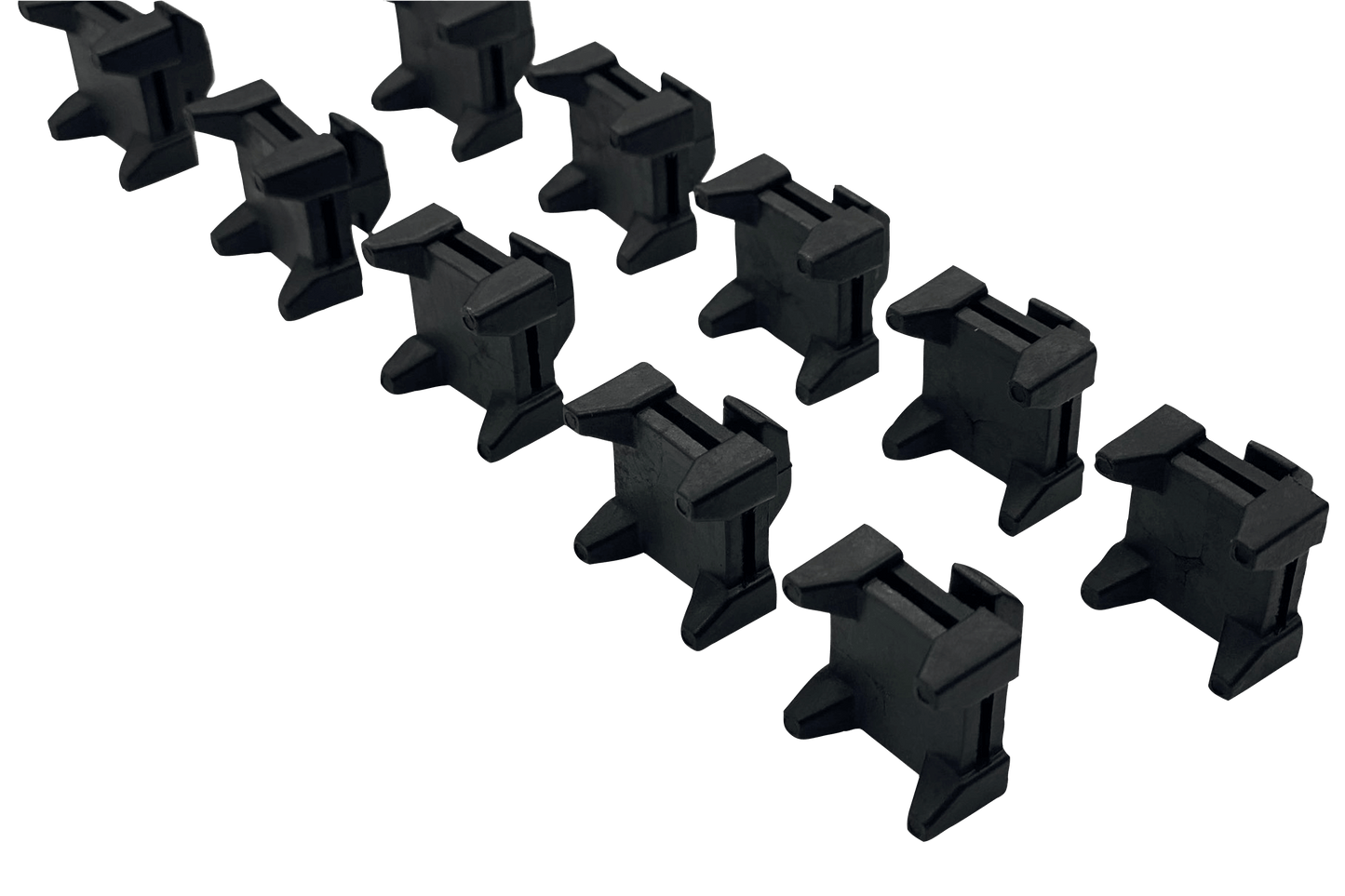 Trak Racer Set of 10 Cable Management Clips with 10 Cable Ties