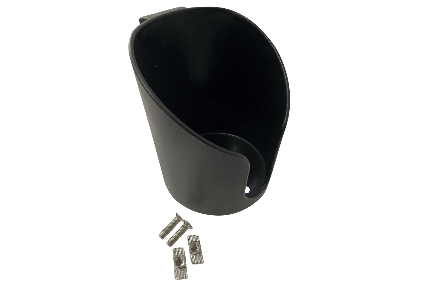 Trak Racer Cup Holder Nylon Plastic Clip On - Black
